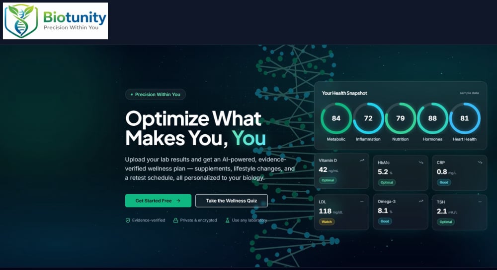 Biotunity - Myrtle Beach Website Design