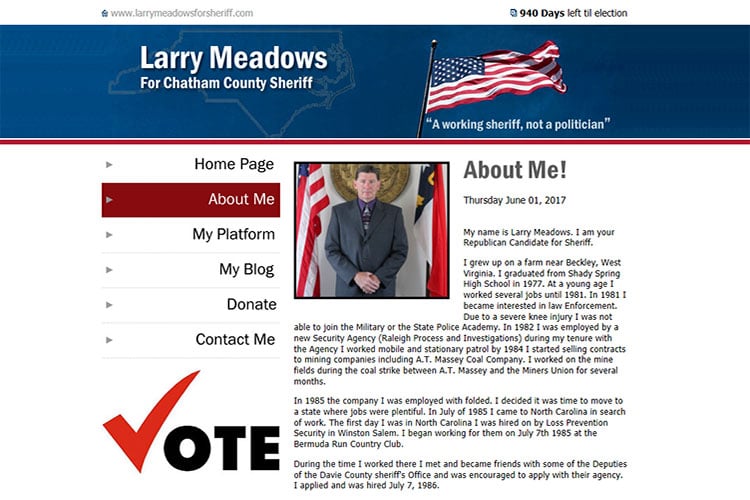 Larry Meadows - Myrtle Beach Website Design