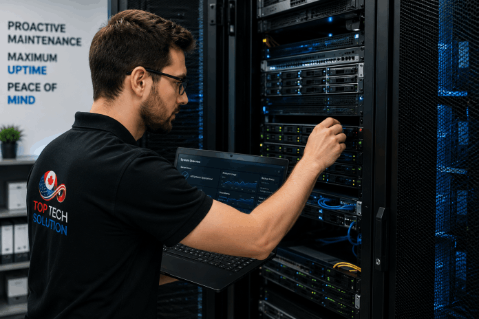 Server support and maintenance